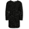 kids ONLY Black Kogconfidence Life Ls Seq Flrd Dress Jrs