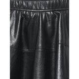kids ONLY Black Kogjacky Faux Leather Skater Skirt Pnt
