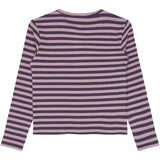 The New Sweet Grape Striped Tn Tnmoore L_S Rib Cardigan
