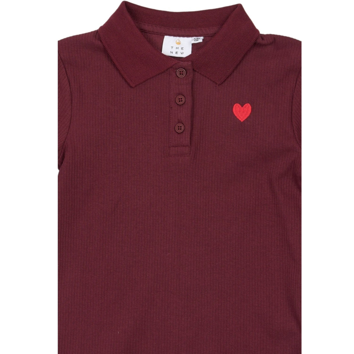 The New Burgundy Tn Tnvarena L_S Rib Polo
