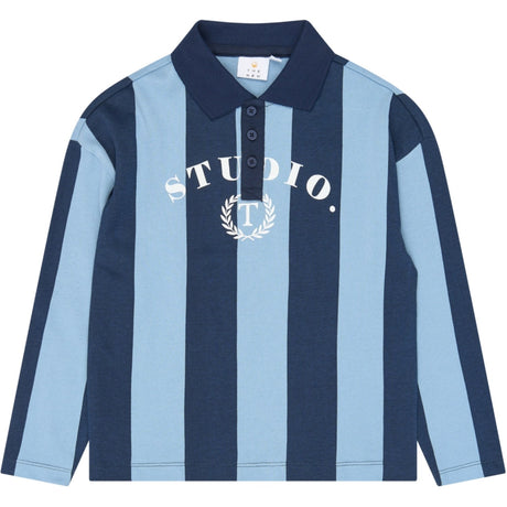 The New Navy Blazer Striped Tnvudio Os L_S Polo