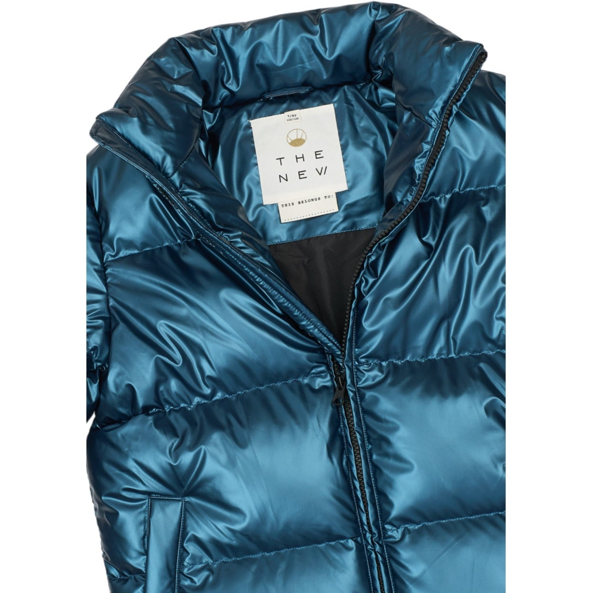 The New Metallic Blue Tnuffe Puffer Jacket