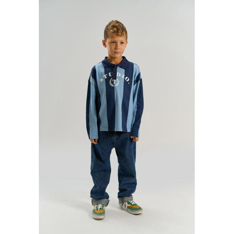 The New Navy Blazer Striped Tnvudio Os L_S Polo
