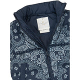 THE NEW Siblings Navy Blazer AOP Tnstulrik Puffer Jacket