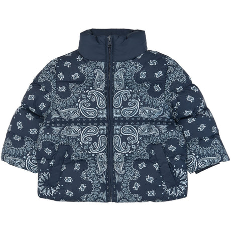 THE NEW Siblings Navy Blazer AOP Tnstulrik Puffer Jacket