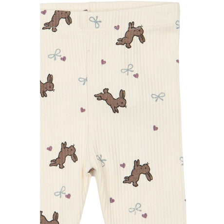 THE NEW Siblings Gardenia AOP Tnsbvenna Rib Leggings