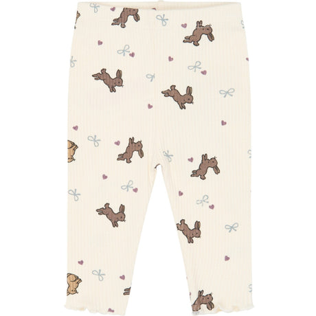 THE NEW Siblings Gardenia AOP Tnsbvenna Rib Leggings