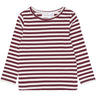 THE NEW Siblings Gardenia Striped Tnstfro L_S Rib Tee