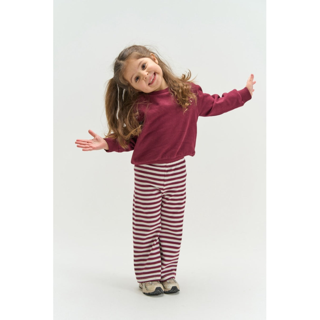 THE NEW Siblings Gardenia Striped Tnstfro Wide Rib Pants