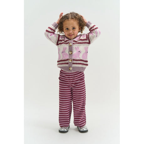 THE NEW Siblings Gardenia Striped Tnstval Jacquard Cardigan