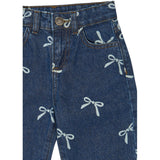 THE NEW Siblings Medium Blue Denim AOP Tnstvinaya Regular Fit Jeans