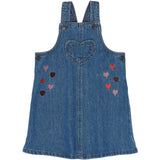 THE NEW Siblings Light Blue Denim Emb Tnstvalora S_L Denim Dress