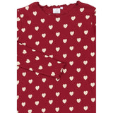 The New Rio Red AOP Tn Tnholiday Red Heart Adult Rib Night Set