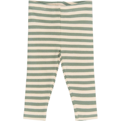 THE NEW Siblings Lily Pad Striped Tnsbfro Rib Leggings
