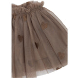 THE NEW Siblings Taupe Gray Emb Tn Tnsbynalla Mesh Skirt