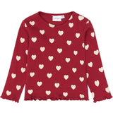 THE NEW Siblings Rio Red AOP Tn Tnstholiday Red Heart Rib Night Set