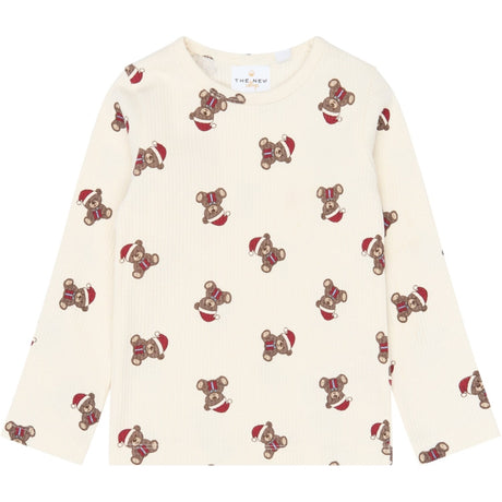 THE NEW Siblings Gardenia AOP Tnstholiday Teddy Rib Night Set