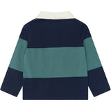 THE NEW Siblings Navy Blazer Striped Tnstyarok L_S Pique Polo