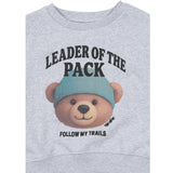 THE NEW Siblings Light Grey Melange Tnstyvan Os Sweatshirt