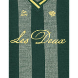 Les Deux Kids Pine Green Jacquard Football Jersey KIDS