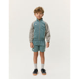Les Deux Kids Tea Green Shiny Crisp Track Jacket KIDS