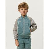 Les Deux Kids Tea Green Shiny Crisp Track Jacket KIDS