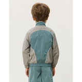 Les Deux Kids Tea Green Shiny Crisp Track Jacket KIDS