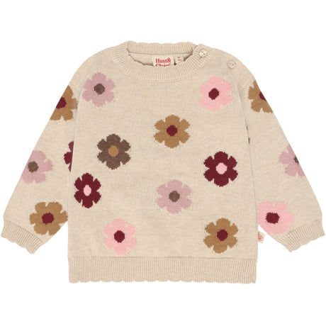 Hust & Claire Old Beige Melange Pusle Flower