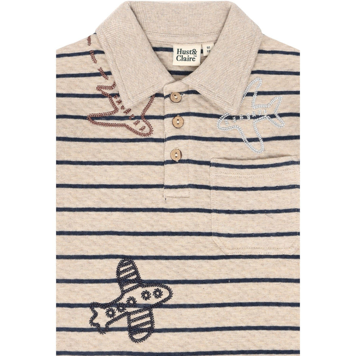 Hust & Claire Biscuit Stevie Stripe