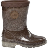 Sofie Schnoor Dark Brown Mellykb Rubber Boot W. Liining
