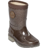 Sofie Schnoor Dark Brown Mellykb Rubber Boot W. Liining