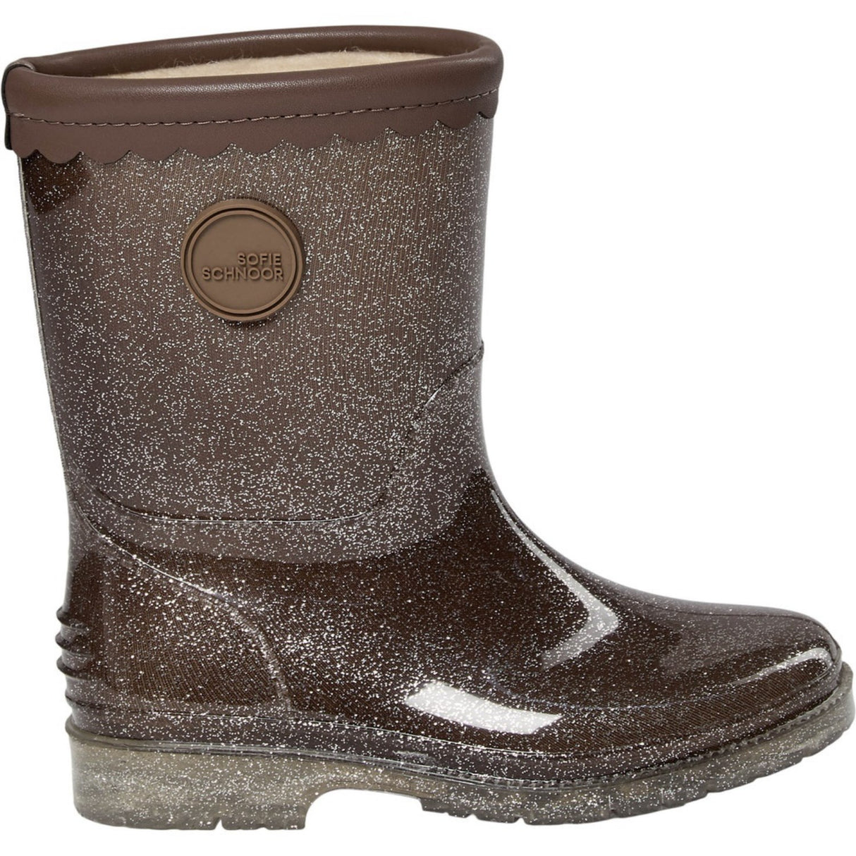Sofie Schnoor Dark Brown Jessicakb Rubber Boot W. Lining