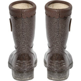 Sofie Schnoor Dark Brown Mellykb Rubber Boot W. Liining