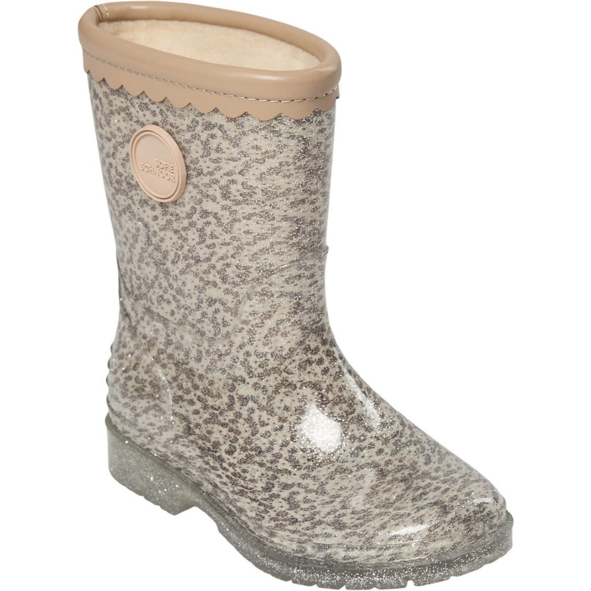 Sofie Schnoor Off White W Aop Jessicakb Rubber Boot W. Lining