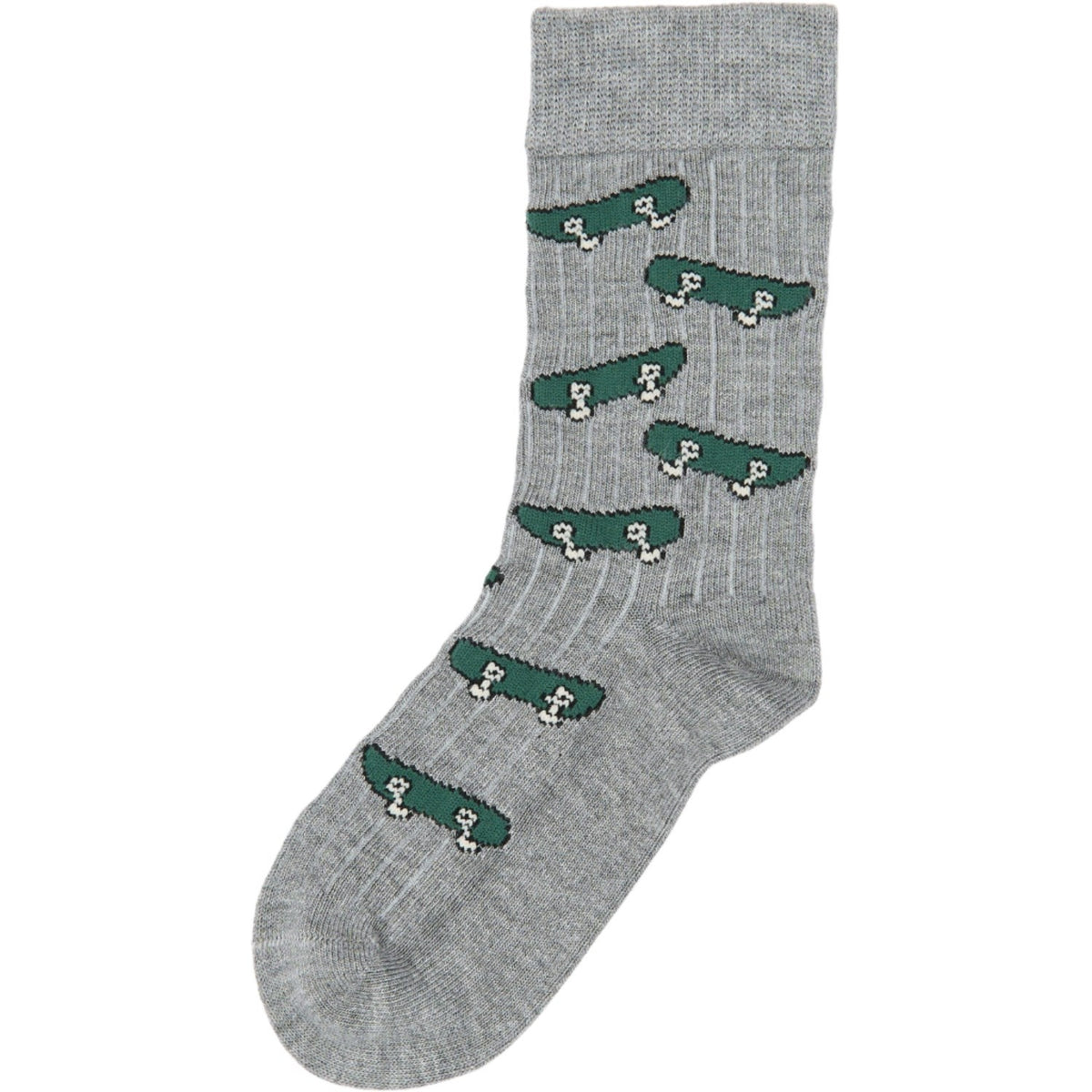 minipop® Light Grey Melange Mats Bamboo Sock