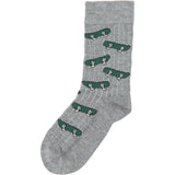 minipop® Light Grey Melange Mats Bamboo Sock