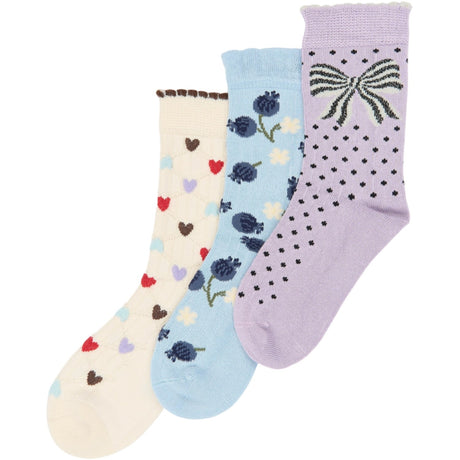 minipop® Petal Pink Marri Bamboo Socks 3-Pack