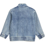 adidas Originals Worn Blue Denim Firebird Den Tt Jacket