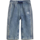 adidas Originals Worn Blue Denim Firebird Den Tp Pants