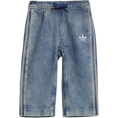 adidas Originals Worn Blue Denim Firebird Den Tp Pants