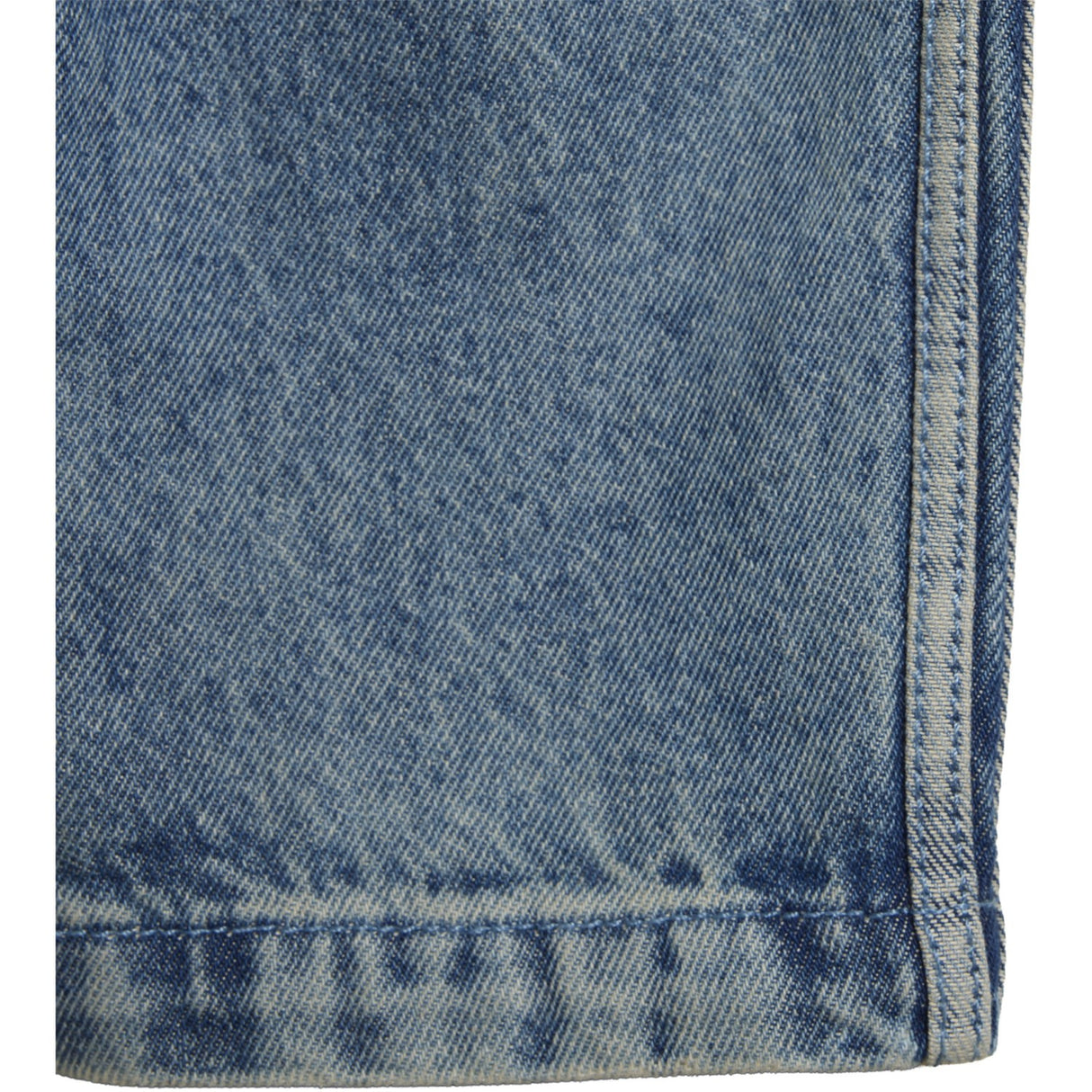 adidas Originals Worn Blue Denim Firebird Den Tp Pants