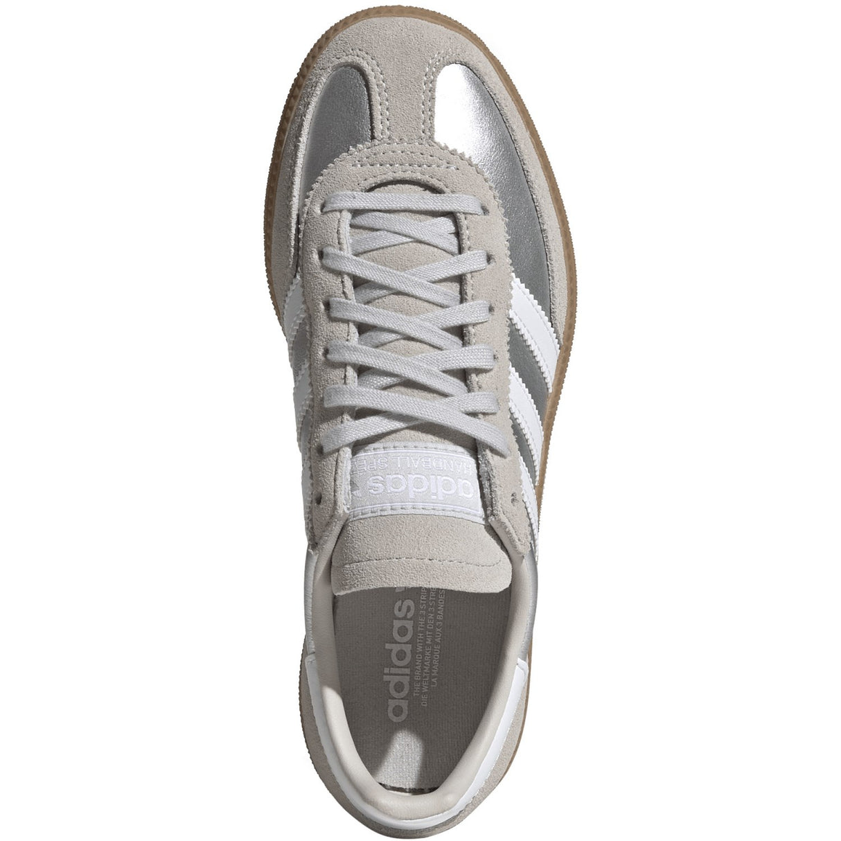 adidas Originals Silver Met. Ftwr White Gum4 Handball Spezial J Sneakers