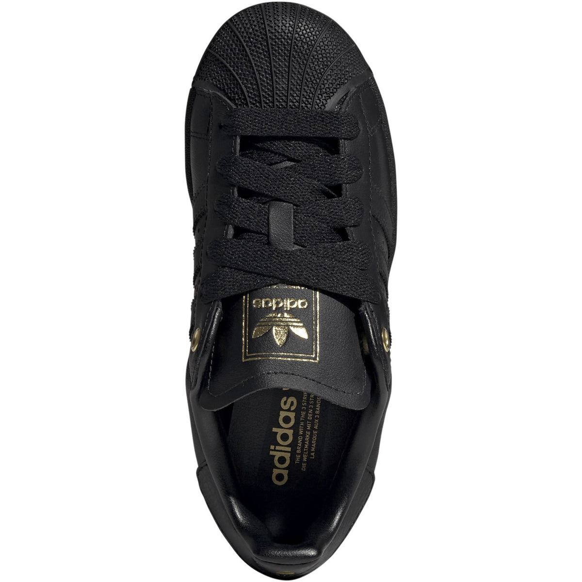 adidas Originals Core Black Core Black Gold Met. Superstar Ii J Sneakers