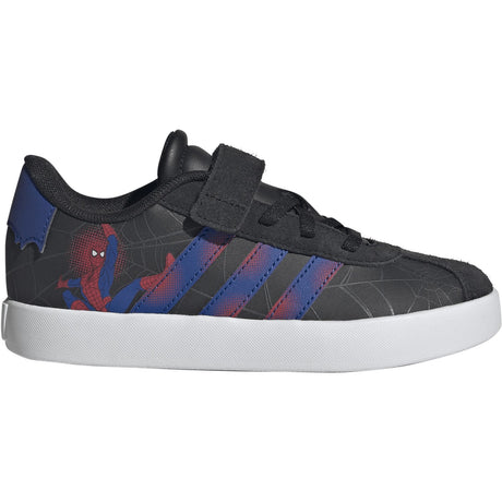 adidas Originals Core Black Team Royal Blue Violet Vl Court Spider-Man El C Sneakers
