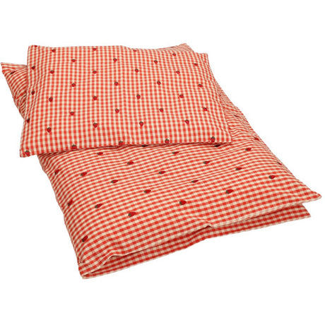 Flöss Berry Gingham Molly Duvet + Pillow Baby