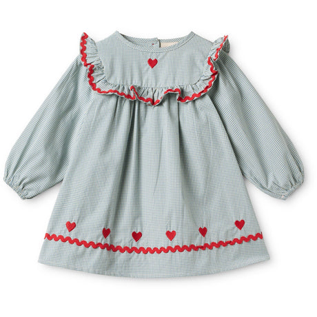 Flöss Light Blue Gingham Ellis Dress