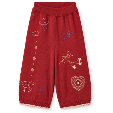 Flöss Dark Cranberry Agnes Pants