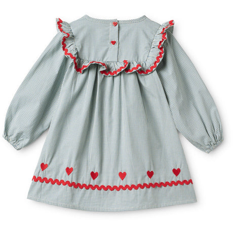 Flöss Light Blue Gingham Ellis Dress