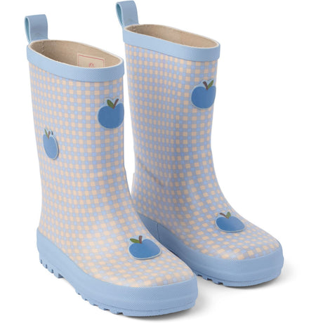 Flöss Apple Gingham Misty Rain Boots