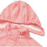 Flöss Pink Rose Gingham Dew Rainwear Set